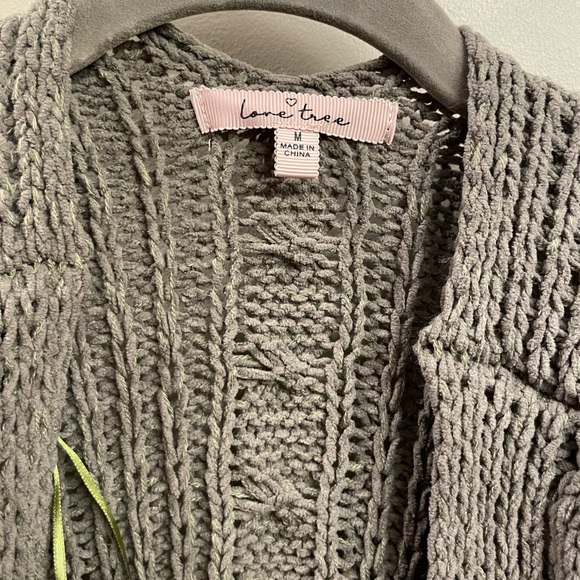 Nanamacs Olive Green Cardigan - Picture 2 of 2